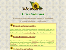 Tablet Screenshot of greensolutions.org